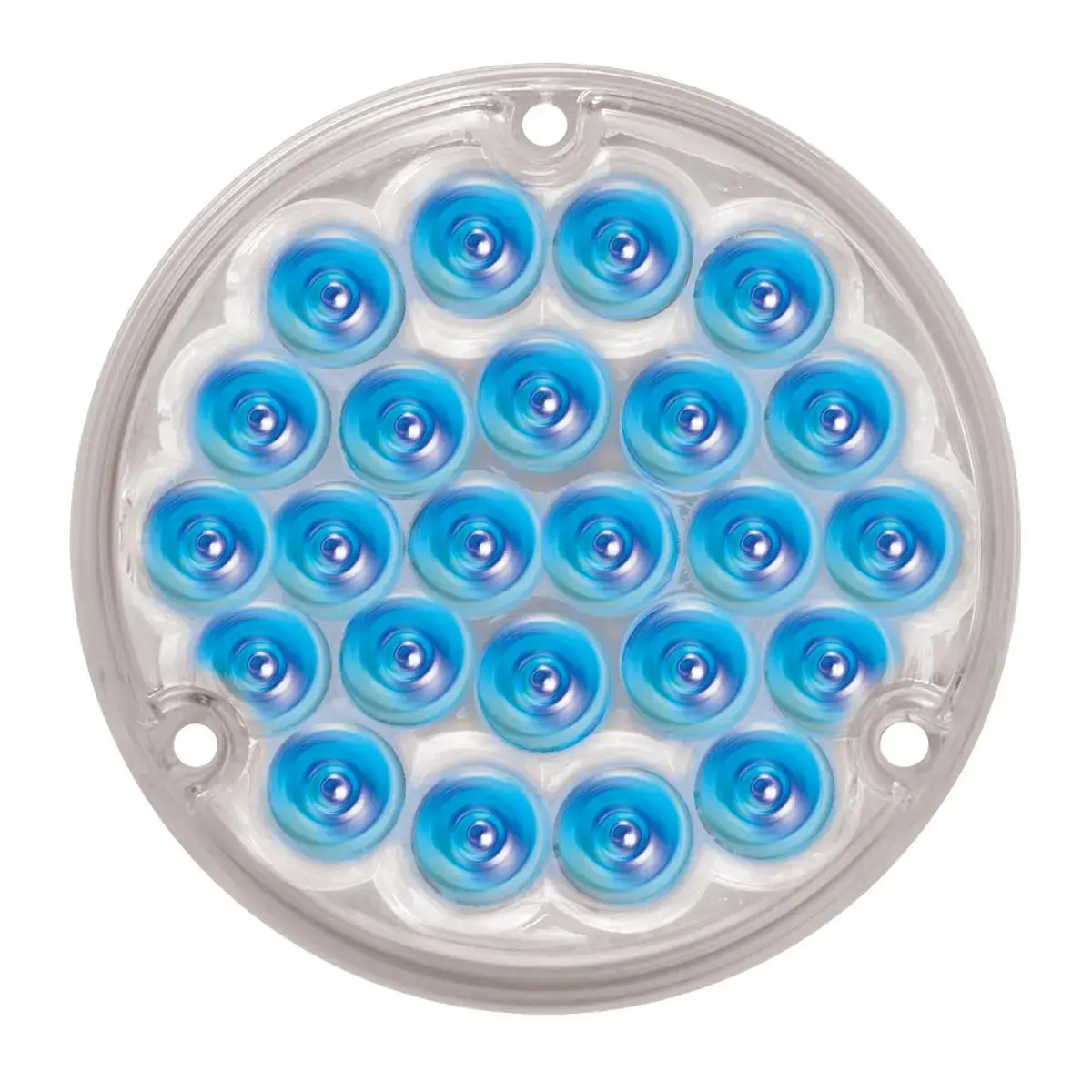 76157 Pearl Series 4" Sleeper Led Light With #1156 Plug, Blue/Clear 1