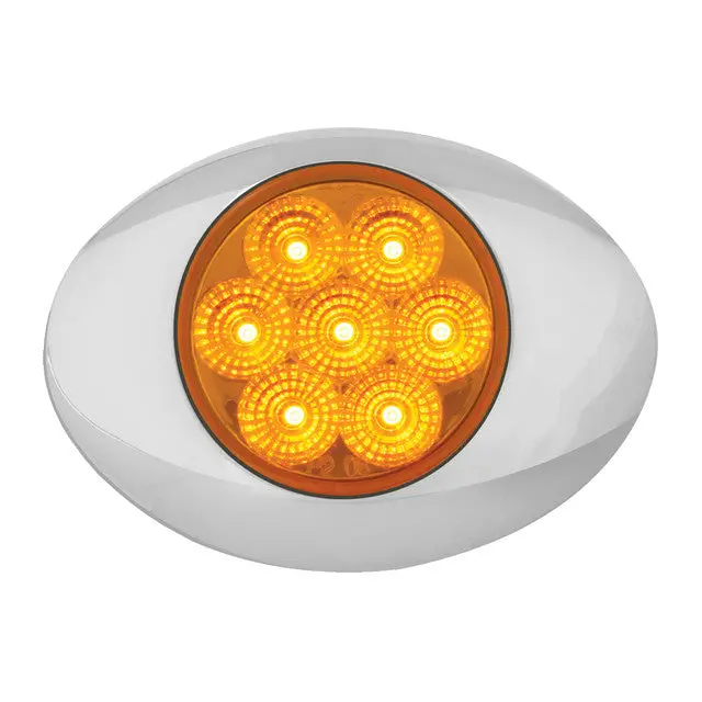 76190 Spyder Series Small Low Profile Led Light, Amber 1