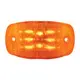 76250 Amber/Amber Rectangular Camel Back Wide Angle Led Light 1