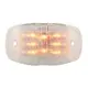 76251 Amber/Clear Rectangular Camel Back Wide Angle Led Light 1