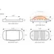 76257 Rect. Red/Clear Wide Angle 14Led Marker Light W/Cr. Bezel 2