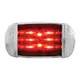 76256 Rect. Red/Red Wide Angle 14Led Marker Light W/Cr. Bezel 1