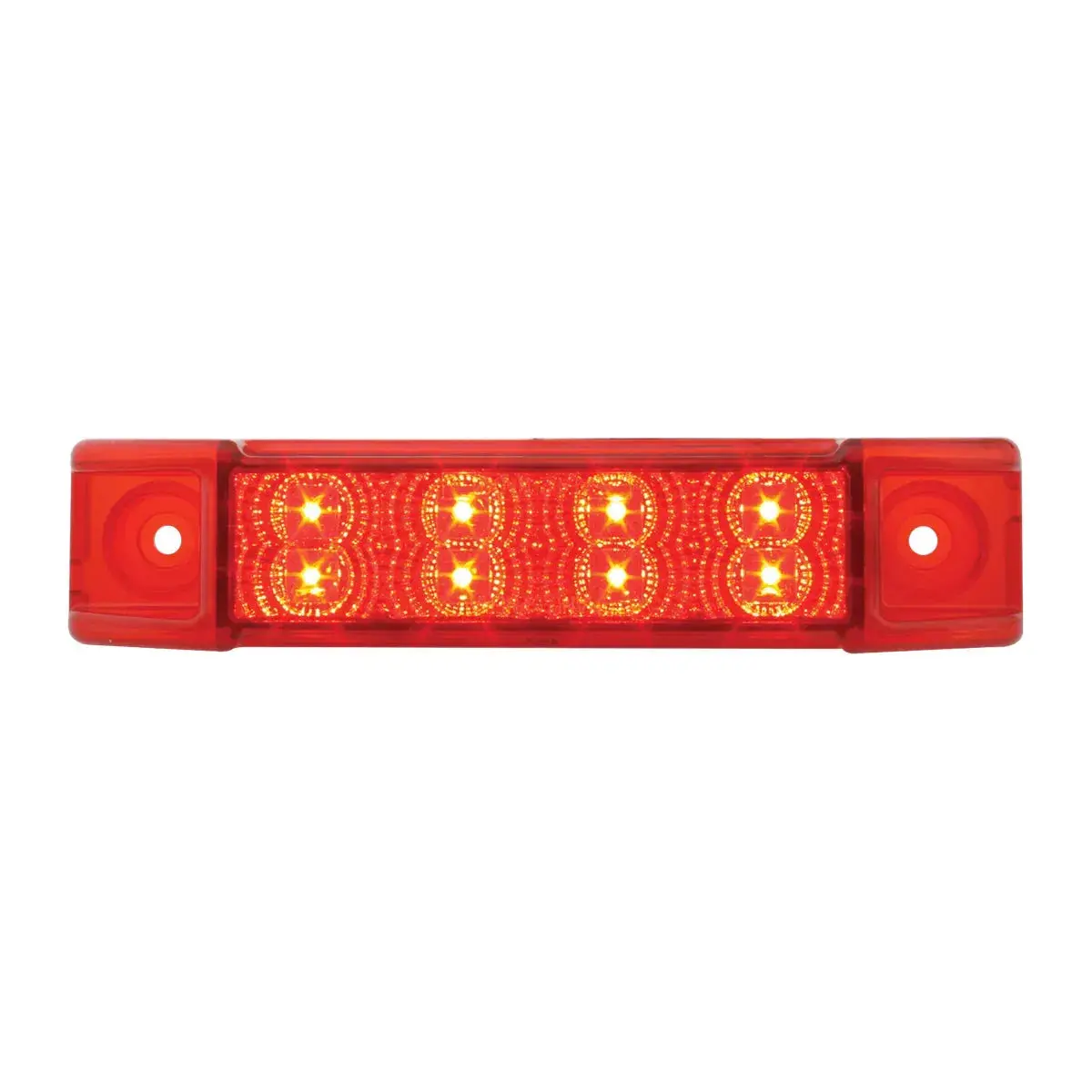 6"L Rect. Spyder Red/Red 8-Led Marker/Clearance Light 1