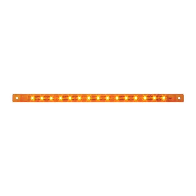 76310 Ultra Thin Led Light Bar 12" L Amber/Amber 1