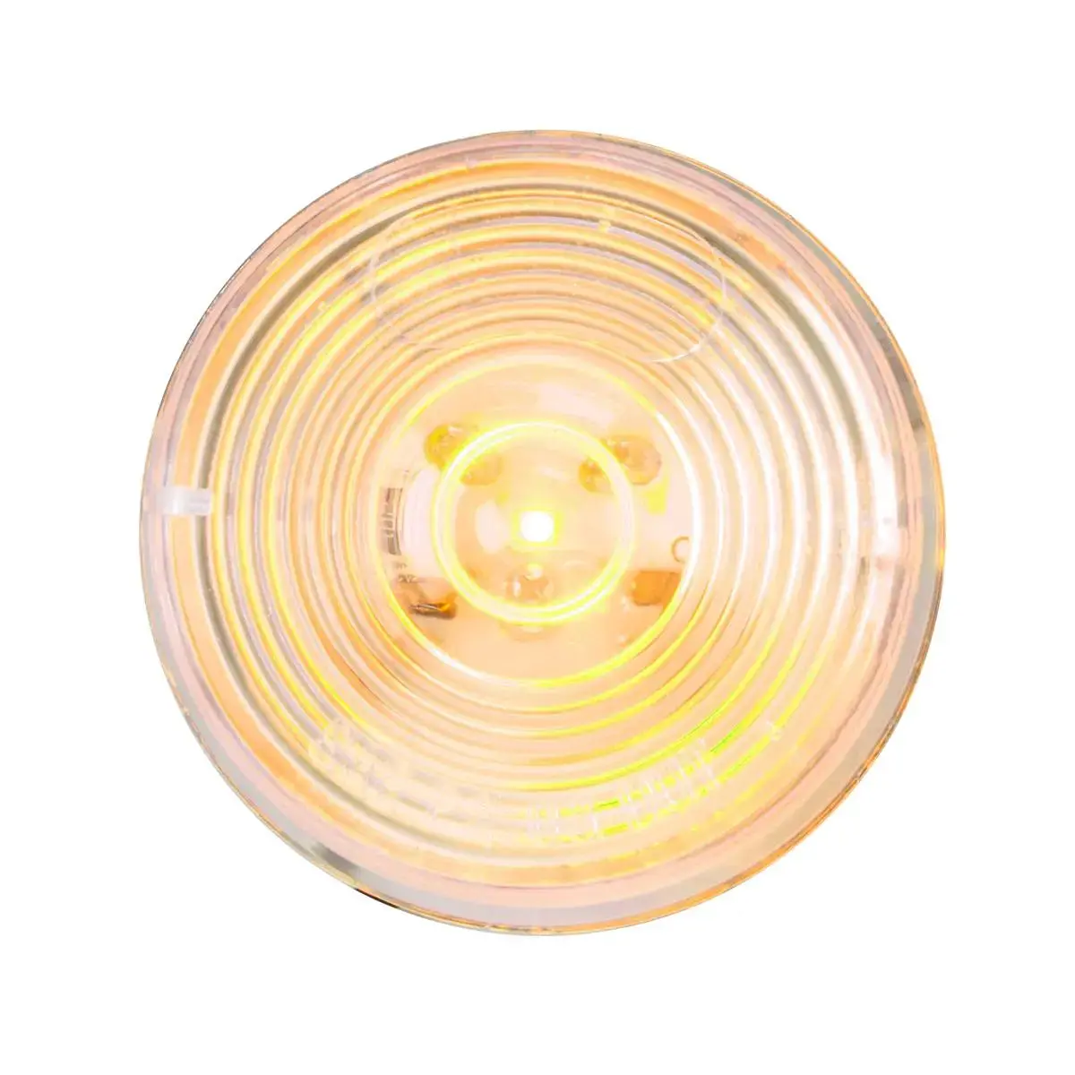 76431 2" Amber/Clear 1 Led Marker Sealed Light 1