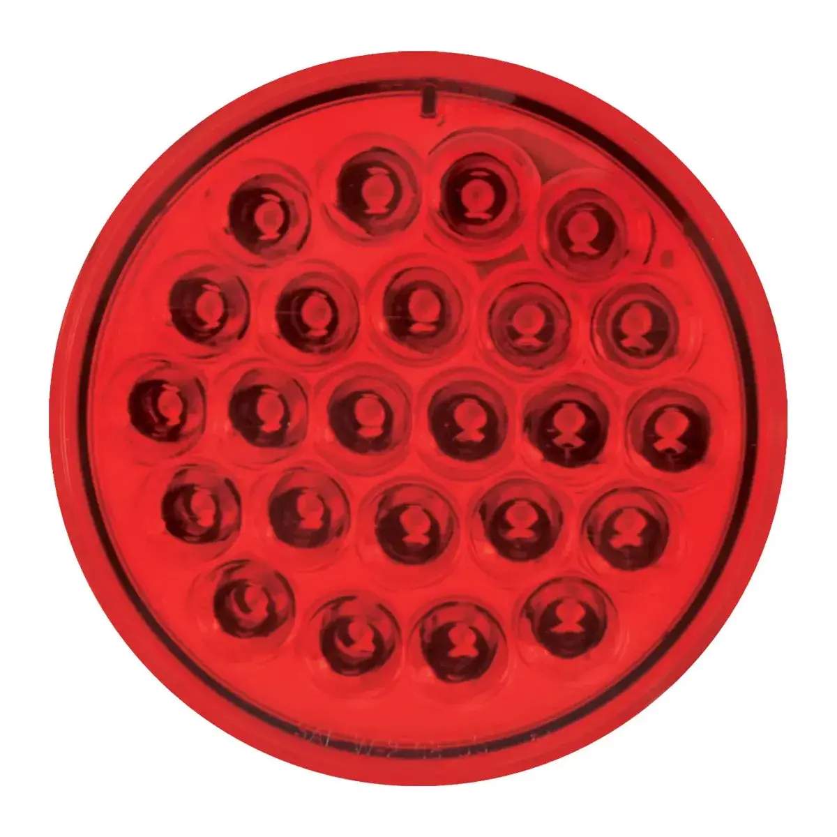 76507 Pearl Series Continuous 4" Led Strobe Light, Red 1