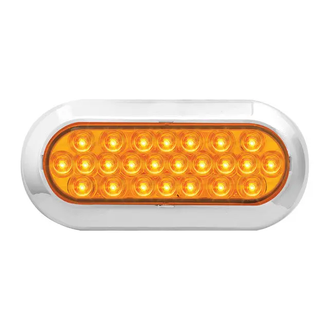 76515 Pearl Series Continuous Oval Led Strobe Light, Amber 1