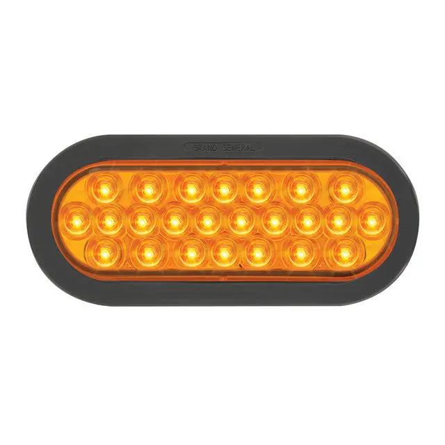 76520 Pearl Series Continuous Oval Led Strobe Light, Amber 1