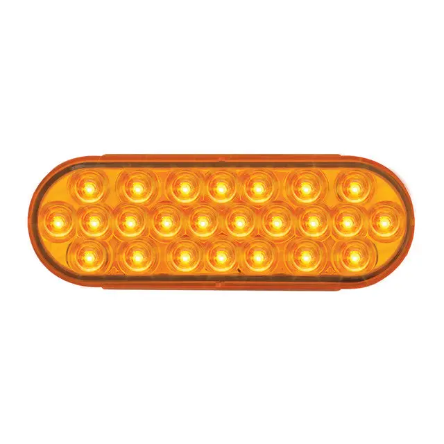 76525 Pearl Series Continuous Oval Led Strobe Light, Amber 1