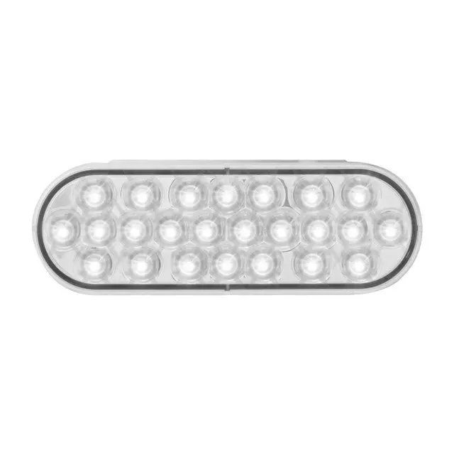 76529 Pearl Series Continuous Oval Led Strobe Light, White/Clear 1