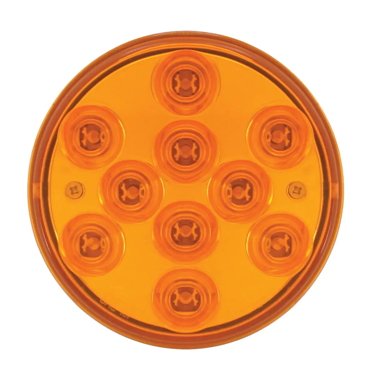 76840 Mega 10 Plus Series 4" Led Light, Amber 1