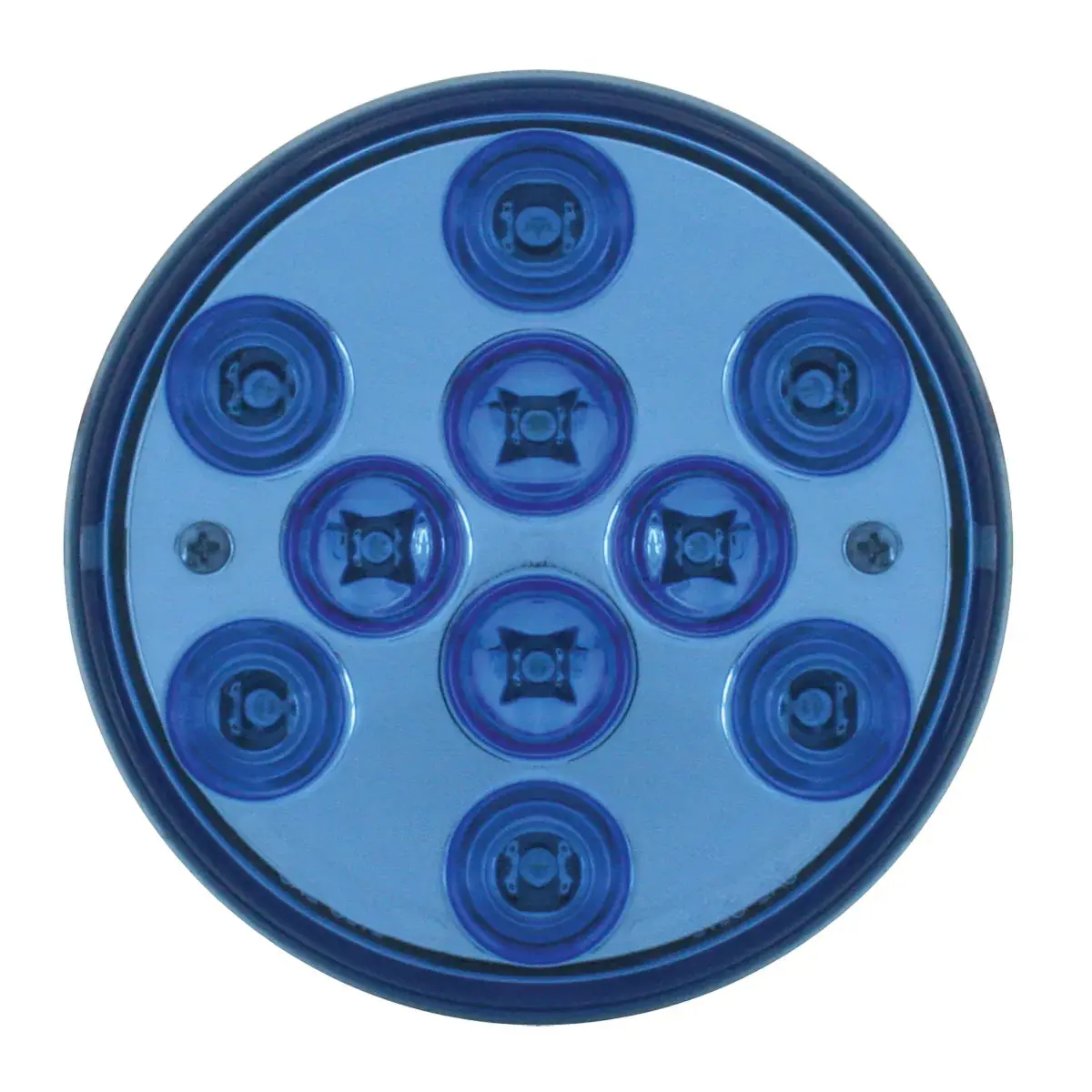 #76848 Mega 10 Plus Series 4" Led Light, Blue 1
