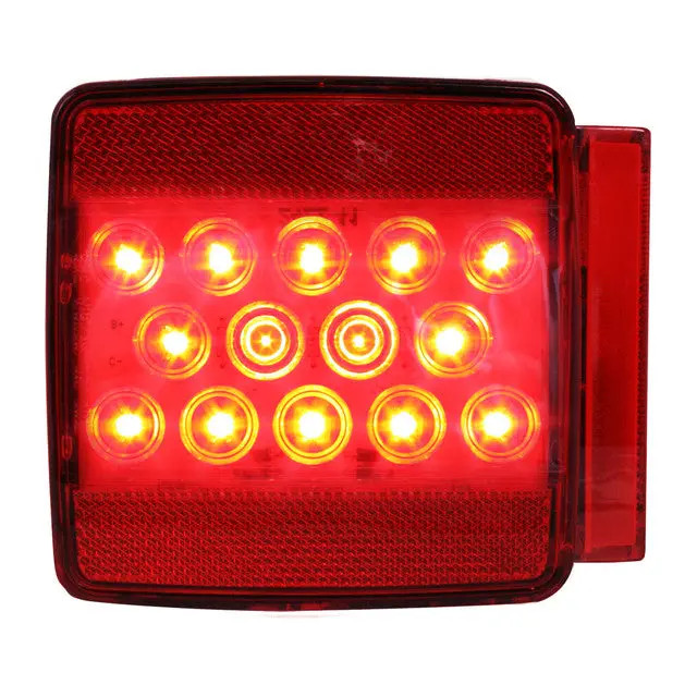 #76941 Fleet Series Universal Stud-Mount Under 80" Trailer Led Light, Red 1