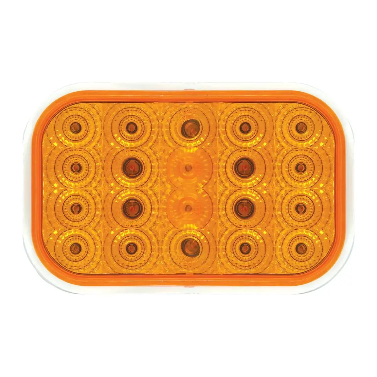 77010Bp Rectangular Spyder Led Light (Amber/Amber) #77010Bp 1