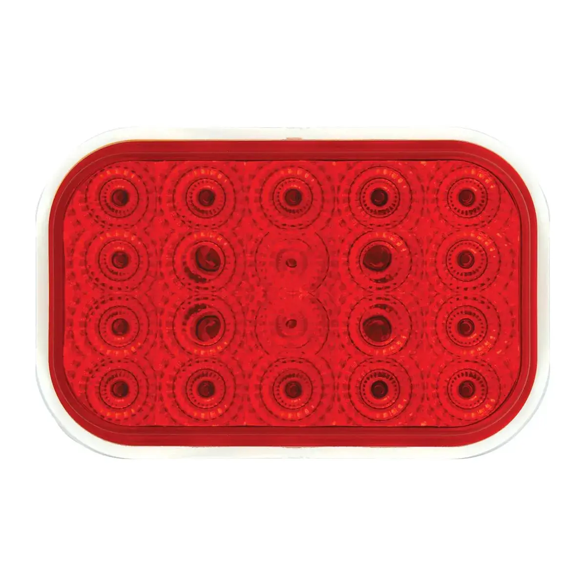 77013Bp Rectangular Spyder Led Light (Red/Red) #77013Bp 1