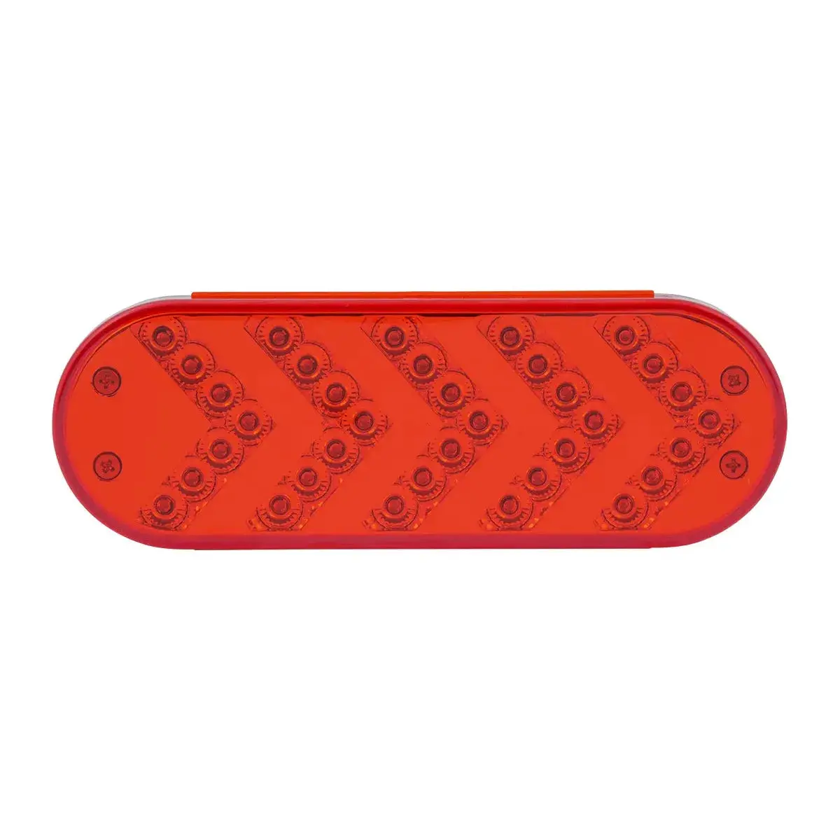77126 Oval Red Sequential 5-Arrow Spyder 35-Led Light, Red Lens 1