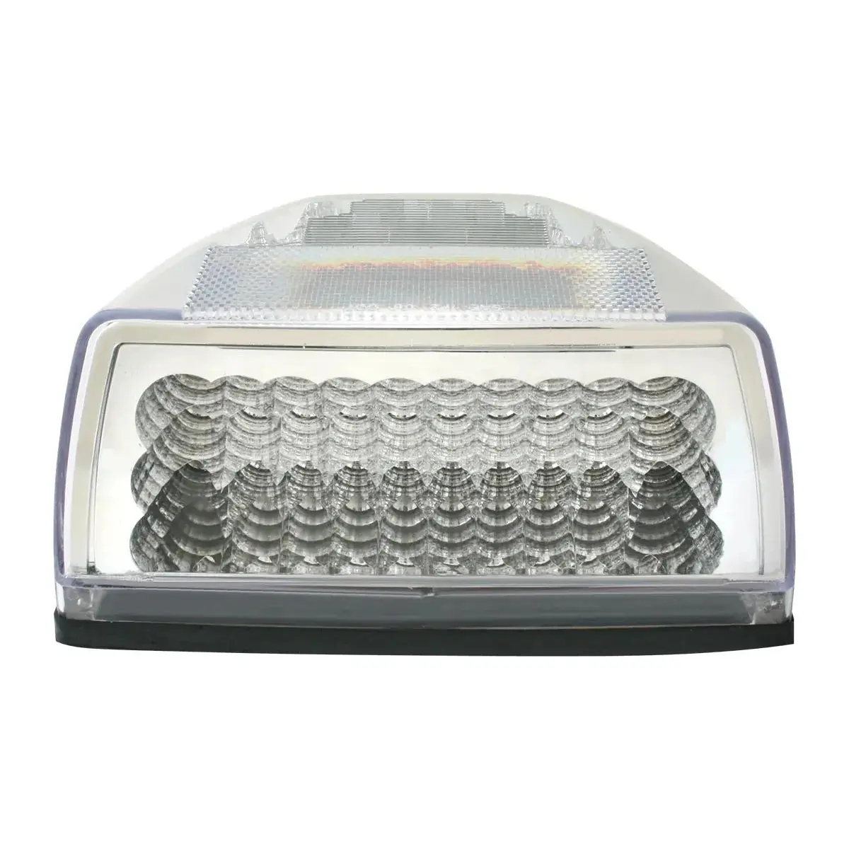 77235 Spyder Amber/Clear 42-Led Turn Signal Light W/ Cr. Pl. Cover 1