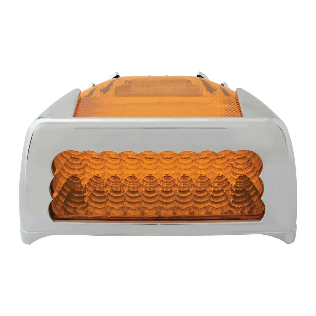 77234 Spyder Amber/Amber 42-Led Turn Signal Light W/ Cr. Pl. Cover 1