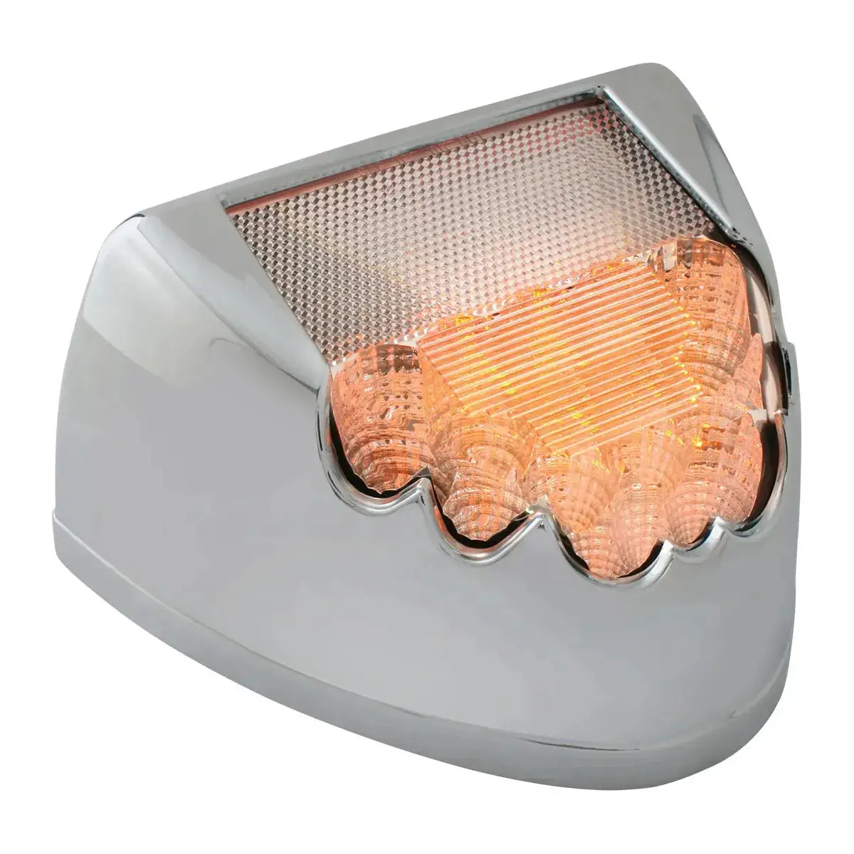 Cr. Plastic Cover For Gg Pete Spyder Led Turn Signal Light 1