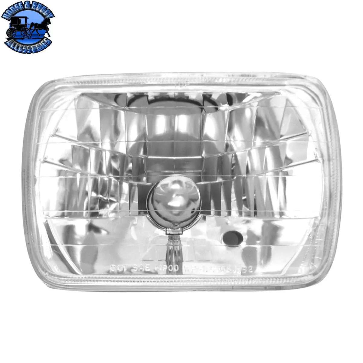 Rectangular Halogen Headlamps (Choose Style) 1