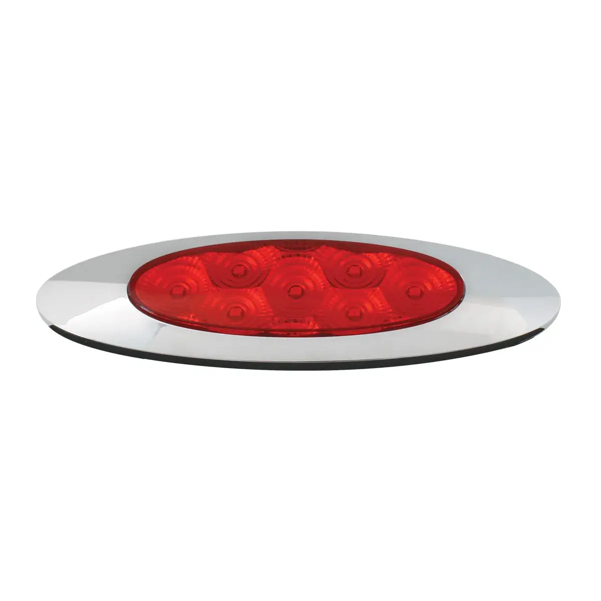 77847 Ultra Thin Spyder Y2k Red/Red 7 Led Light, High/Low 3Wires 1