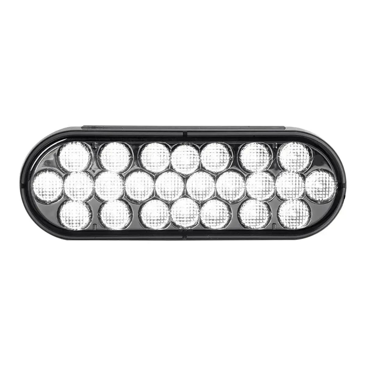 Smoked 6" Oval Pearl Led Light Smoke Lens (Choose Color) 3