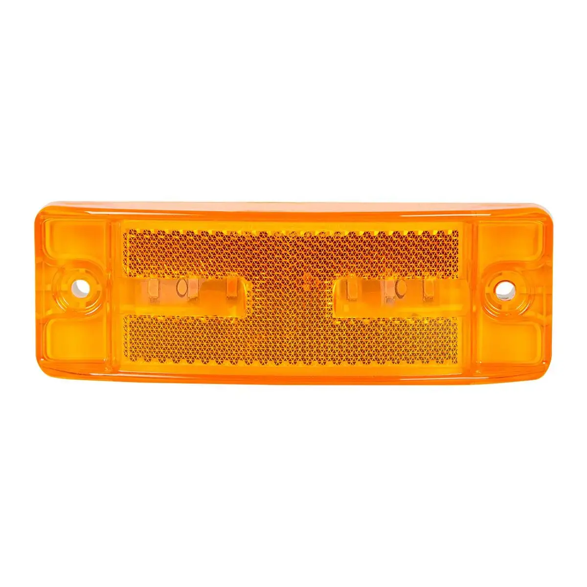 78283 Turtle Style Amber 6 Led Marker Light, Reflector Lens 1