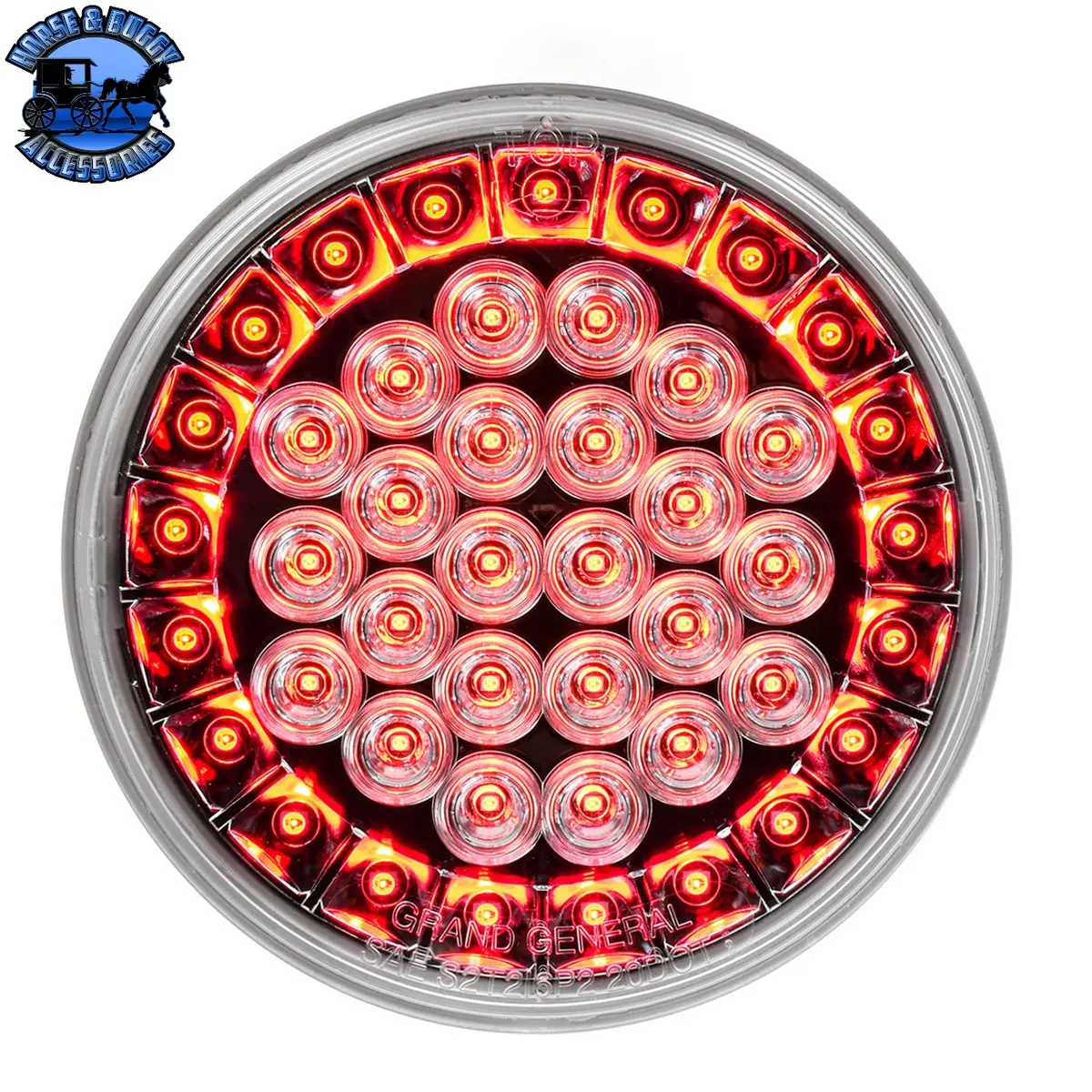 4" Pearl Smart Dynamic Red/Clr Seq. 45 Selaed Light (Right) 1