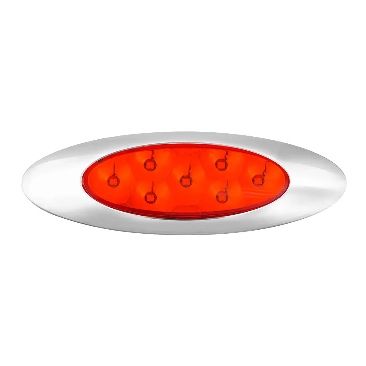 78337 Ultra Thin Pearl Y2k Red/Red 7Led Light, Dual/High/Low 1