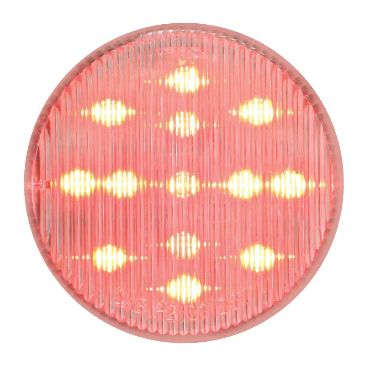 79318 2.5" Fleet Red/Clear 13 Led Sealed Light 1