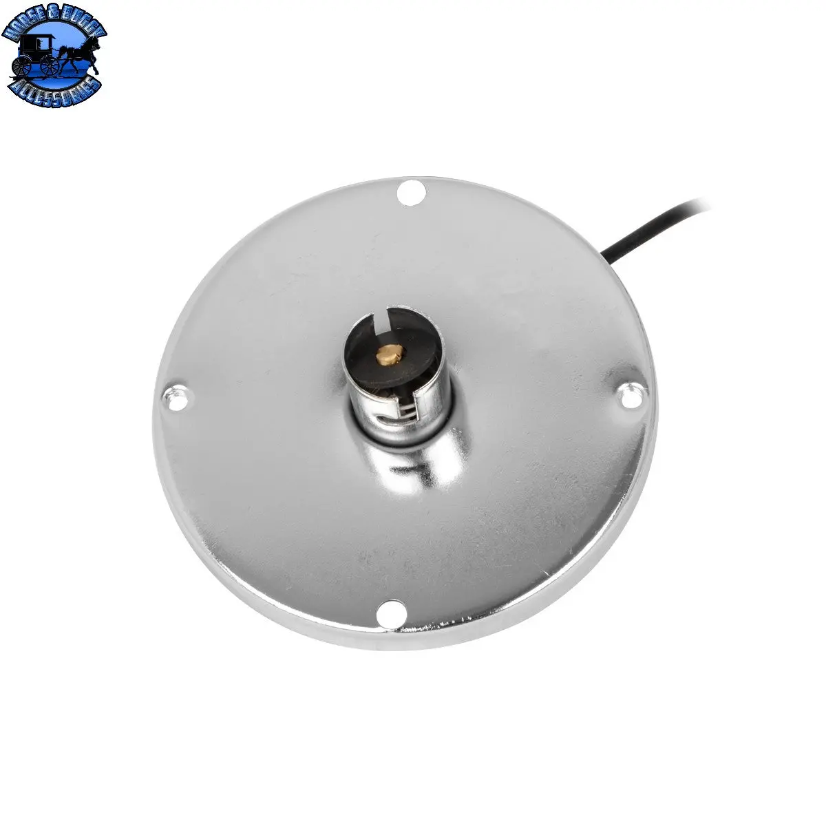 79769 Light Bulb Holder W/Flange, 1 Wire For #1156 Bulb, 4 Holes 1