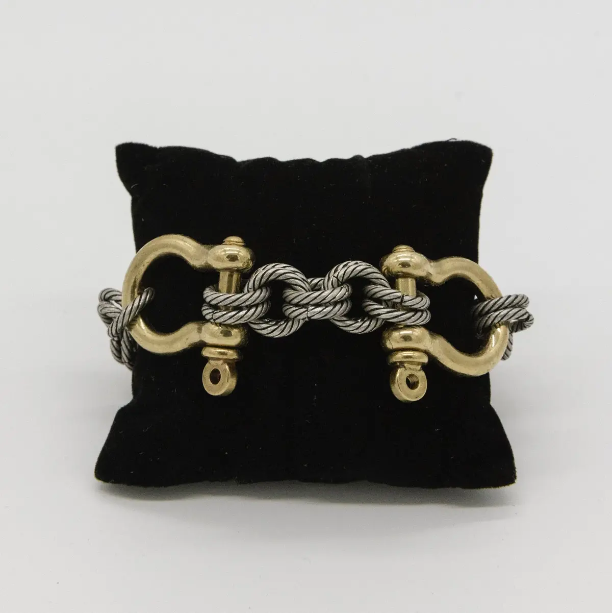 Brass Shackle Bracelet By V2 Designs 1