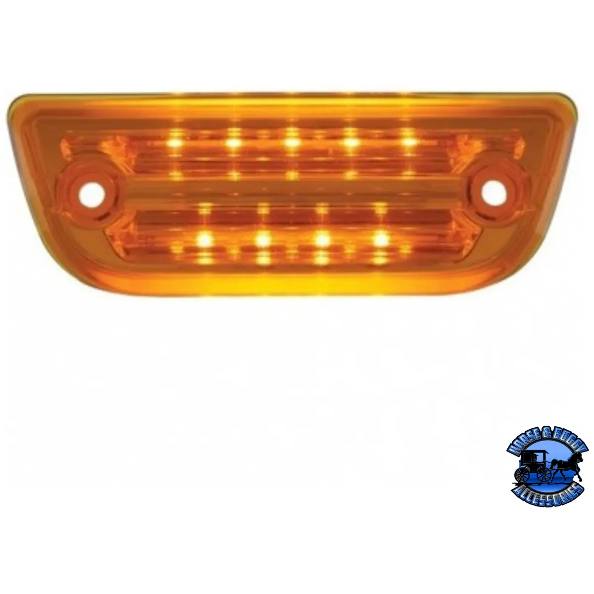 9 Led Rectangular Cab Light For Peterbilt 579 & Kenworth T680/T770/T880 (Choose Lens Color) 1