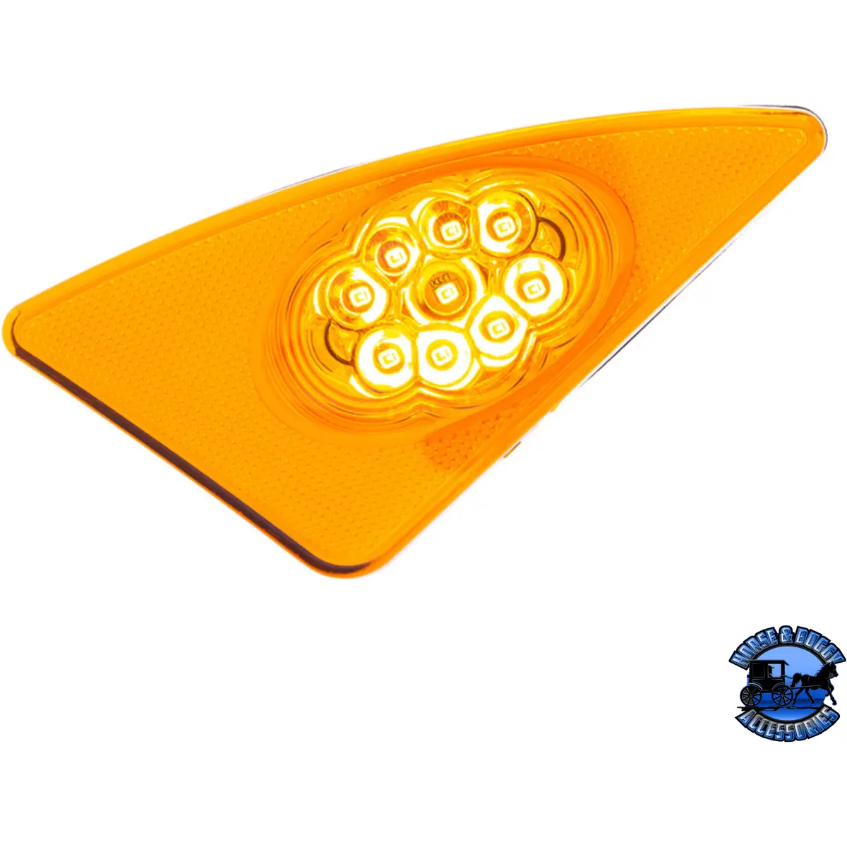 9 Led Competition Series Fender Light For 2007-2017 Kenworth T660 (Choose Side) (Choose Lens) 1