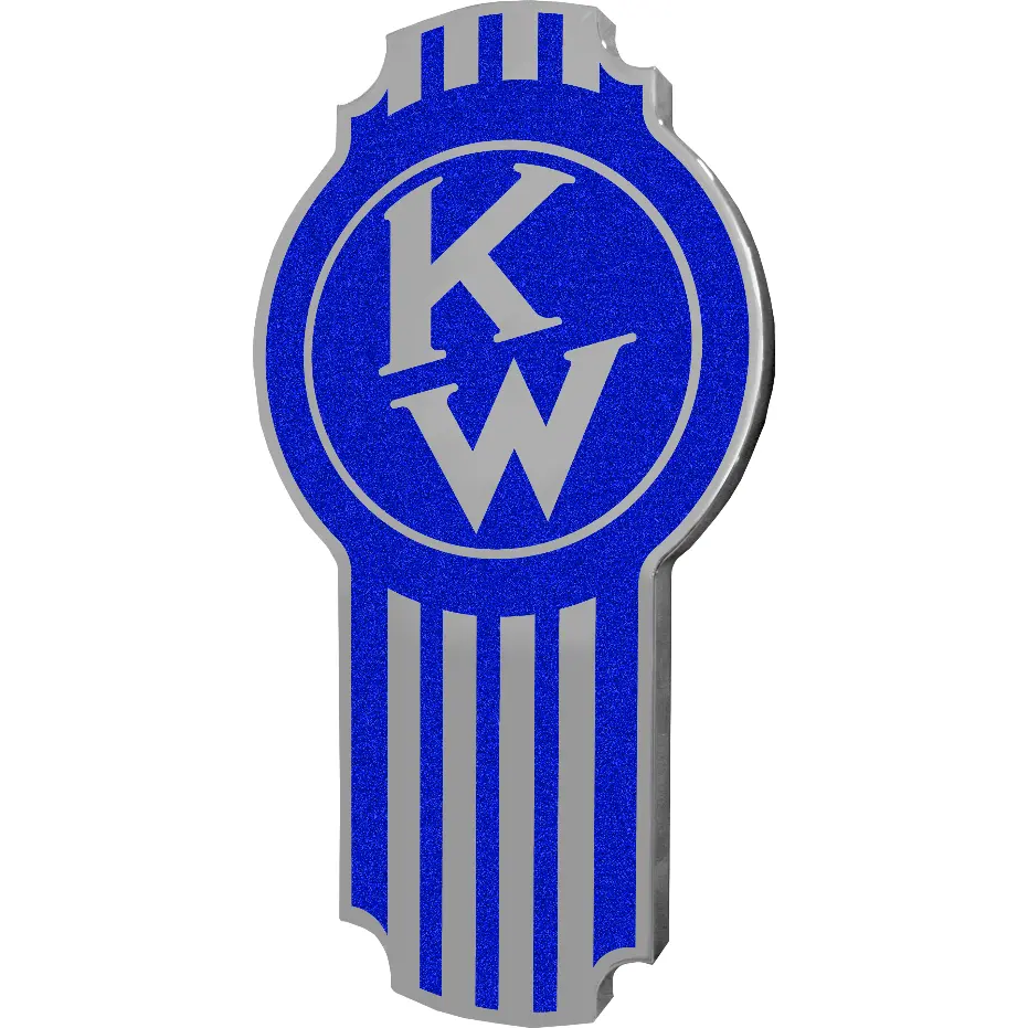 Kenworth Emblem Old Style Blue 647 1
