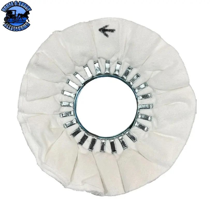 10" 20-Ply N5 Predator Airway Buffing Wheels (5 Pack) (Choose Color) (Choose Center Plate) 10