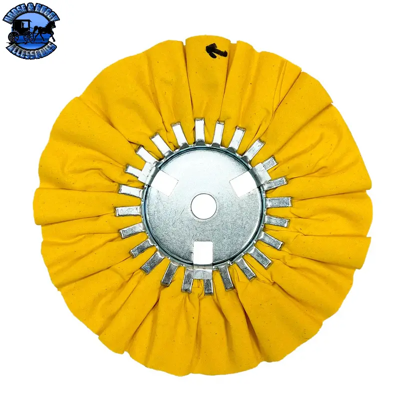 10" 20-Ply N5 Predator Airway Buffing Wheels (5 Pack) (Choose Color) (Choose Center Plate) 9