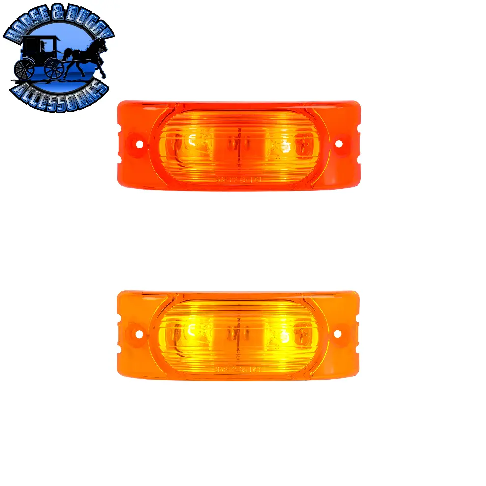Oblong Rectangular Two-Bulb Marker Light (Choose Light) 1