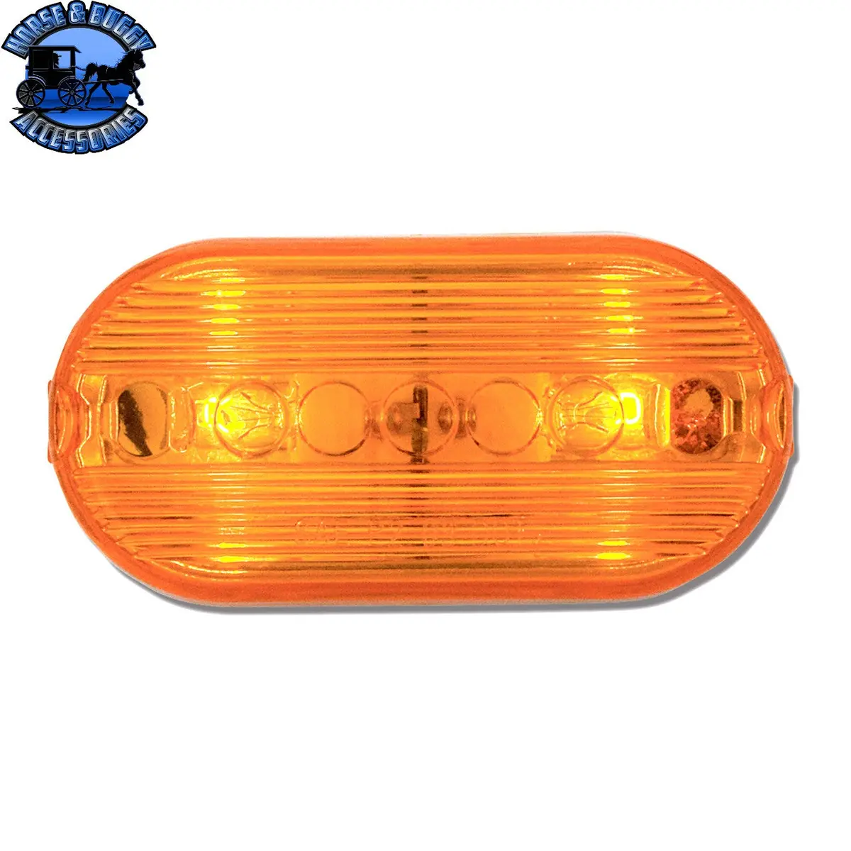 Oblong Two-Bulb Marker Light (Choose Lens) 1