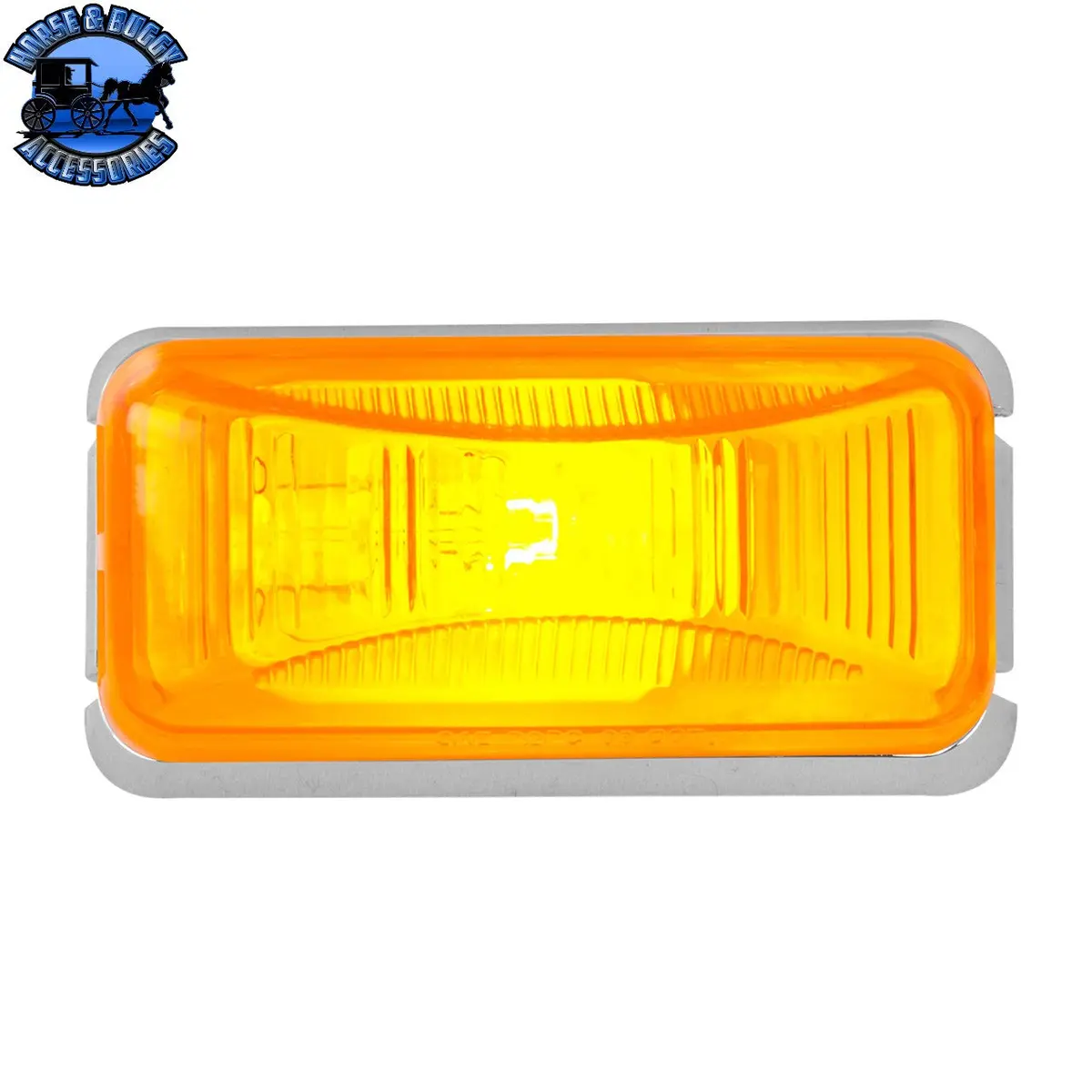 Small Rectangular Single Bulb Sealed Marker Light (Choose Color And Style) 1