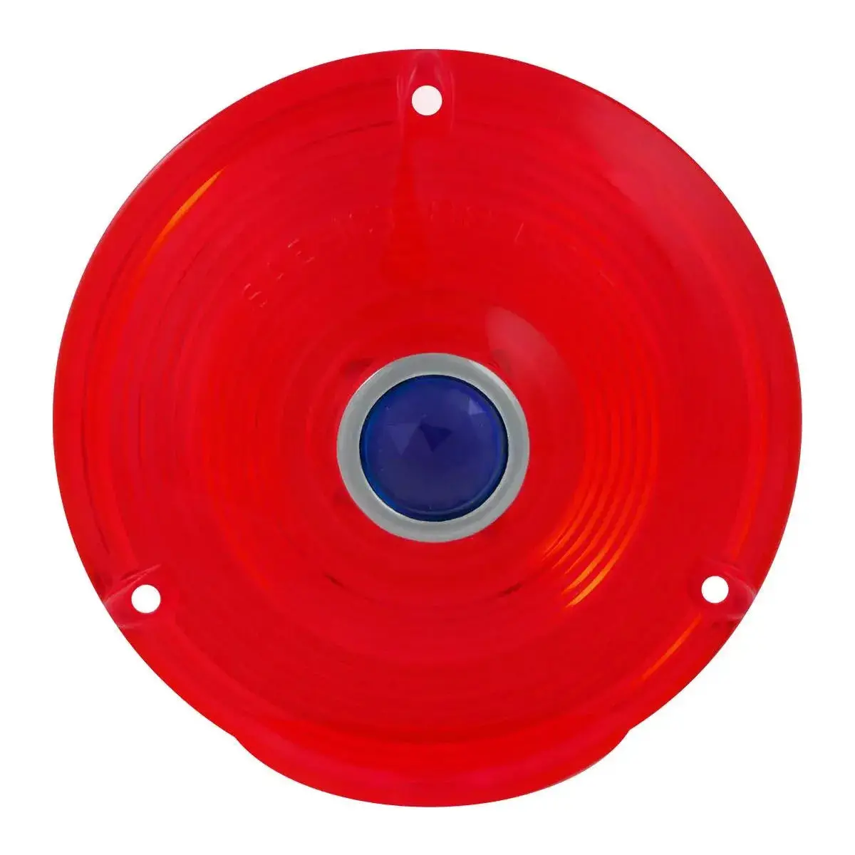 4" Pedestal Light Replacement Lens With Blue Dot #80377 1