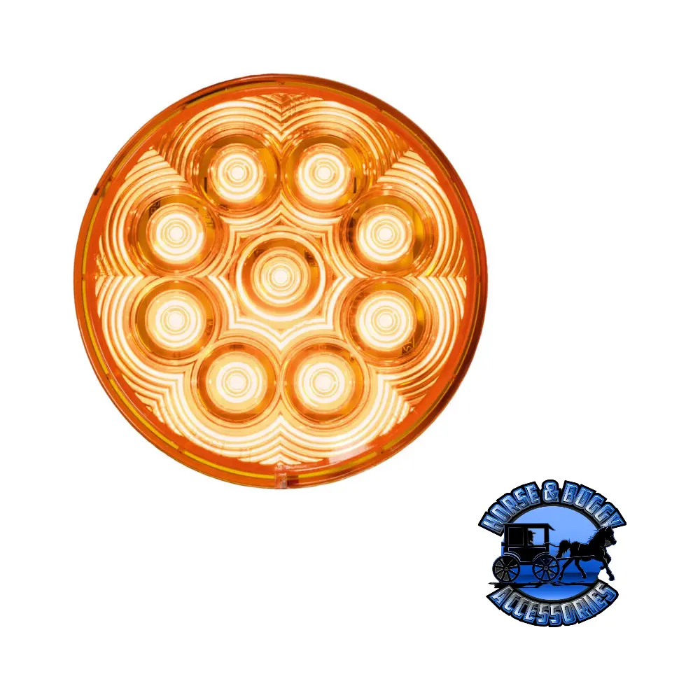 817Sa-9 Led Strobe Light, Round, Amp, Grommet-Mount, Class 1, 4″, Multi-Volt, Amber 1