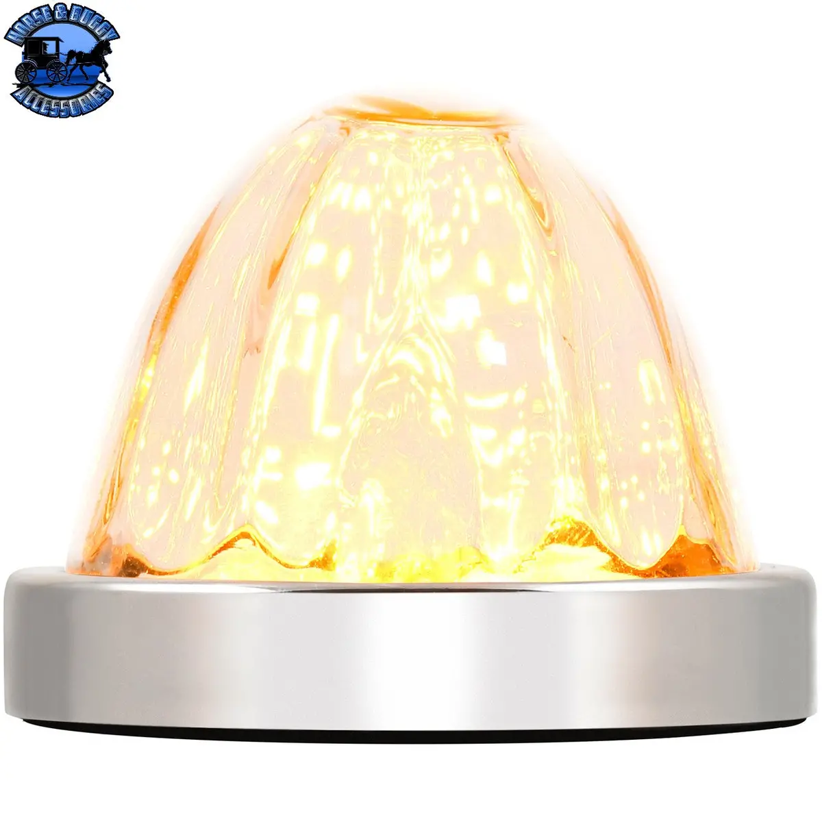 81862 Watermelon Glass Led Kit Amber/Clear | Led-Amber, Lens-Clear 1