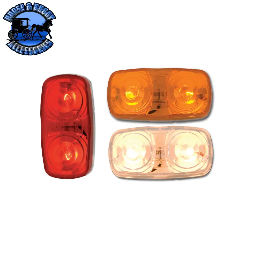 Tiger Eye (Double Bubble) Two-Bulb Marker Light (Choose Color) 1