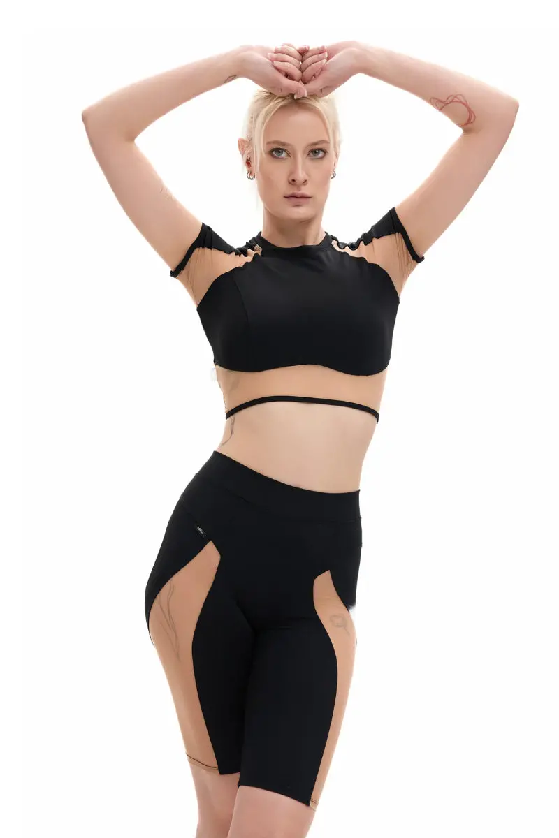 Mæd Laekker 1.0 Top - Black/Sand 1