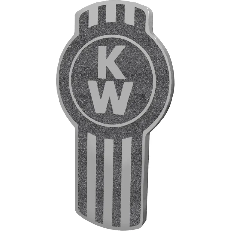 Kenworth Emblem Black Metallic 195 1