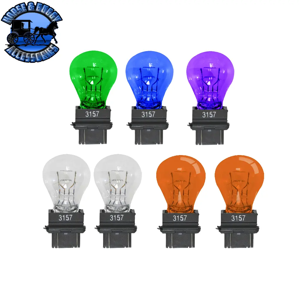 #3157 Miniature Replacement Light Bulbs (Choose Color) 1