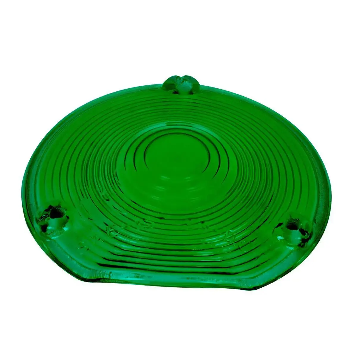 4" Green Classic Glass Lens For Combination Light 1