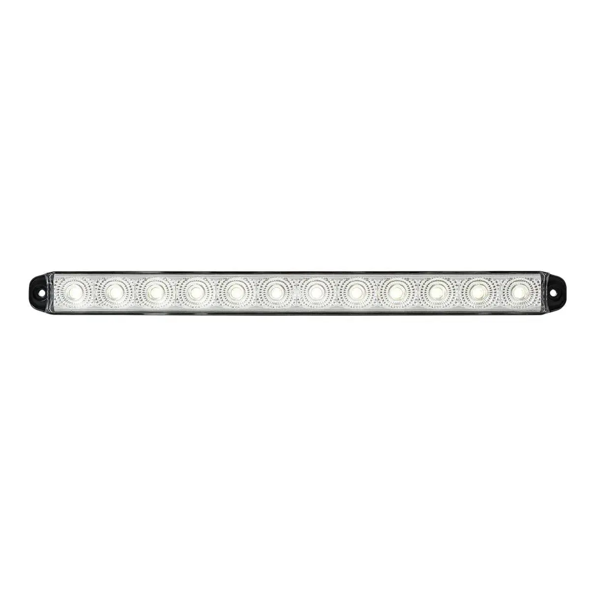 87047 15" Smart Dynamic Spyder White/Clear 12 Led Light Bar (Non-Seq.) 1