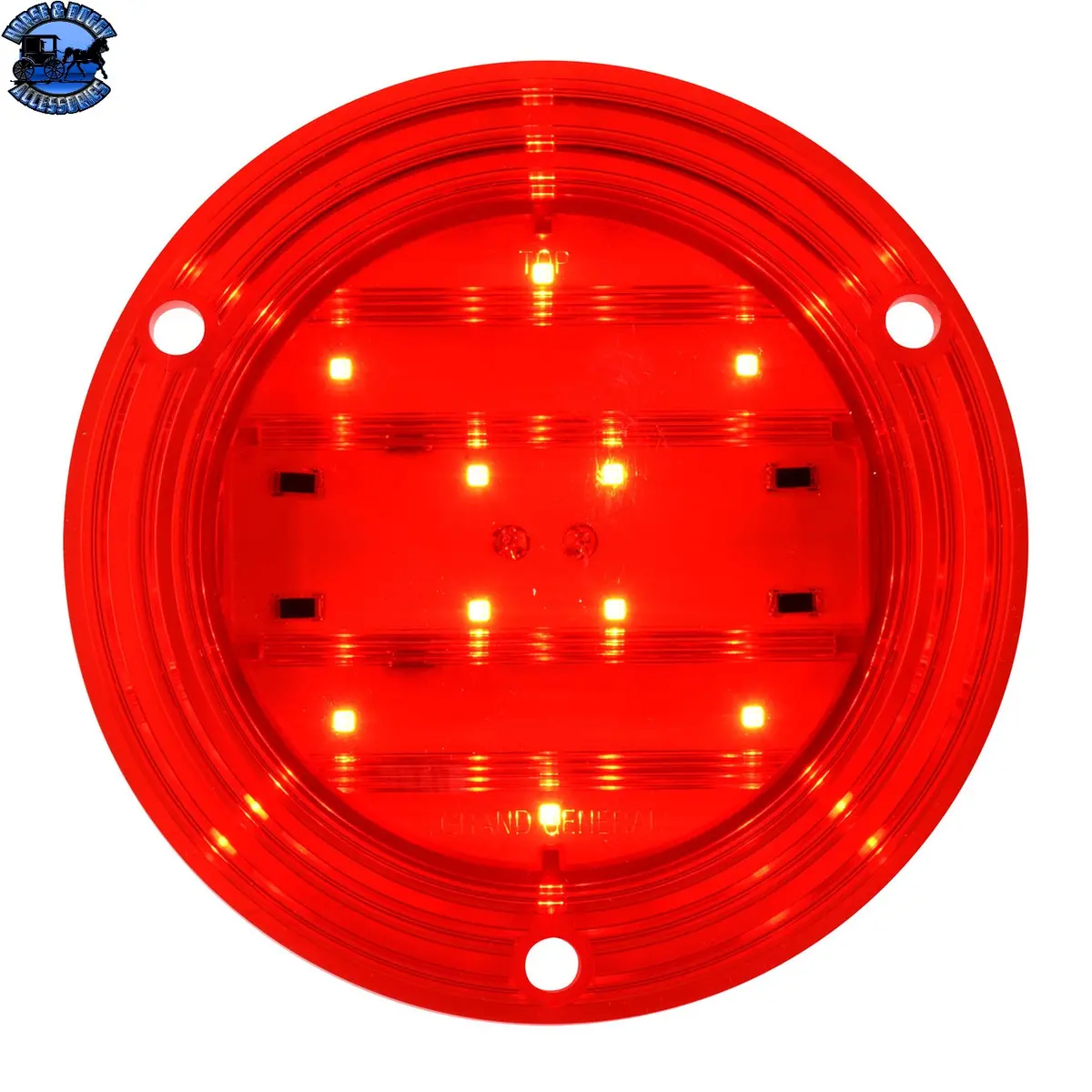 4" High Power Led Flange Mount Sleeper/Utility Sealed Light (Choose Led & Lens Color) 1